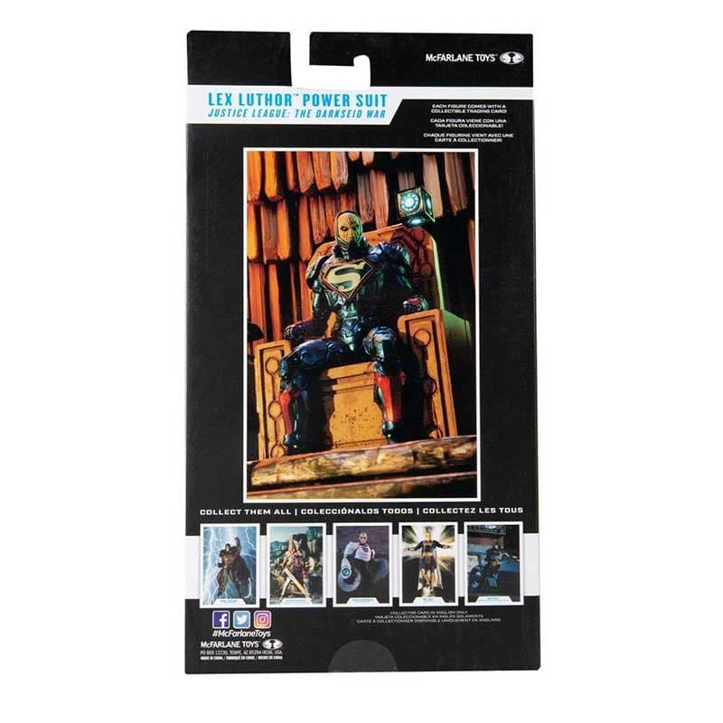 اکشن فیگر لکس لوتر 1/12 مدل Power Suit (Blue) برند McFarlane — تصویر ۴