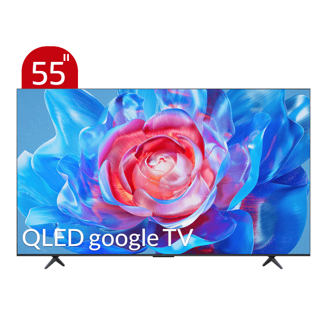 تلویزیون تی‌سی‌ال 55 اینج QLED 4K مدل 55C655