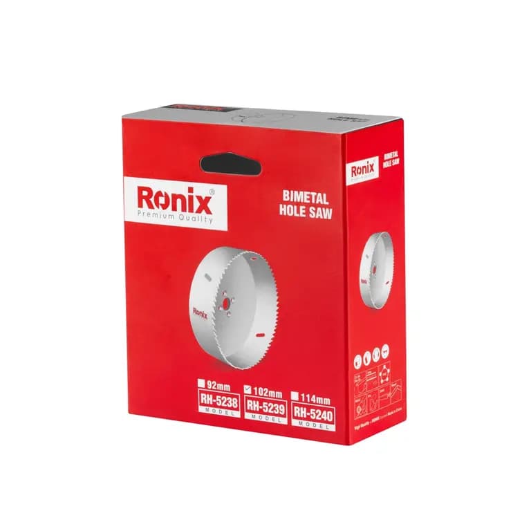 مته گردبر بایمتال 102 میلیمتر رونیکس RH-5239 — تصویر ۸