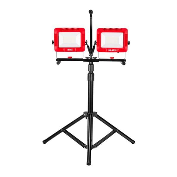 نورافکن LED برقی 50 وات دوبل با سه پایه رونیکس مدل RH-4219 — تصویر ۲