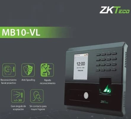 دستگاه حضور و غیاب مدل AT761 VL Zkteco — تصویر ۸