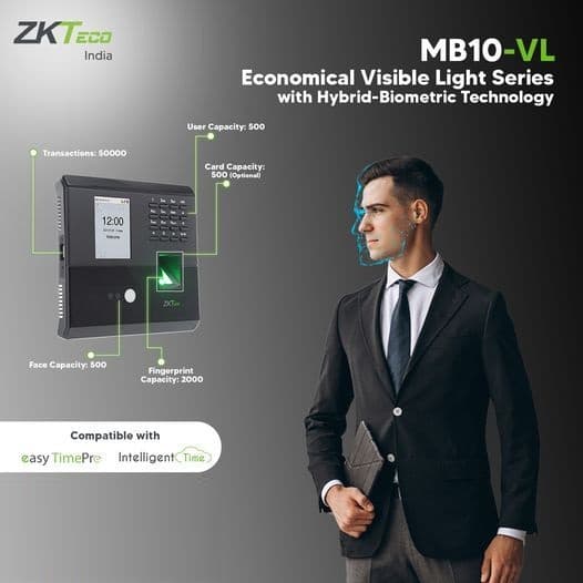 دستگاه حضور و غیاب مدل AT761 VL Zkteco — تصویر ۴