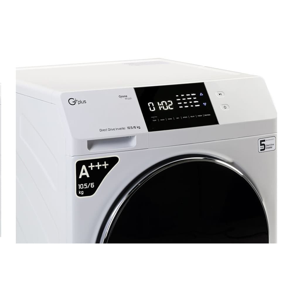 ماشین لباسشویی ۱۰.۵ کیلو جی پلاس مدل GWM-KD1069 — تصویر ۳