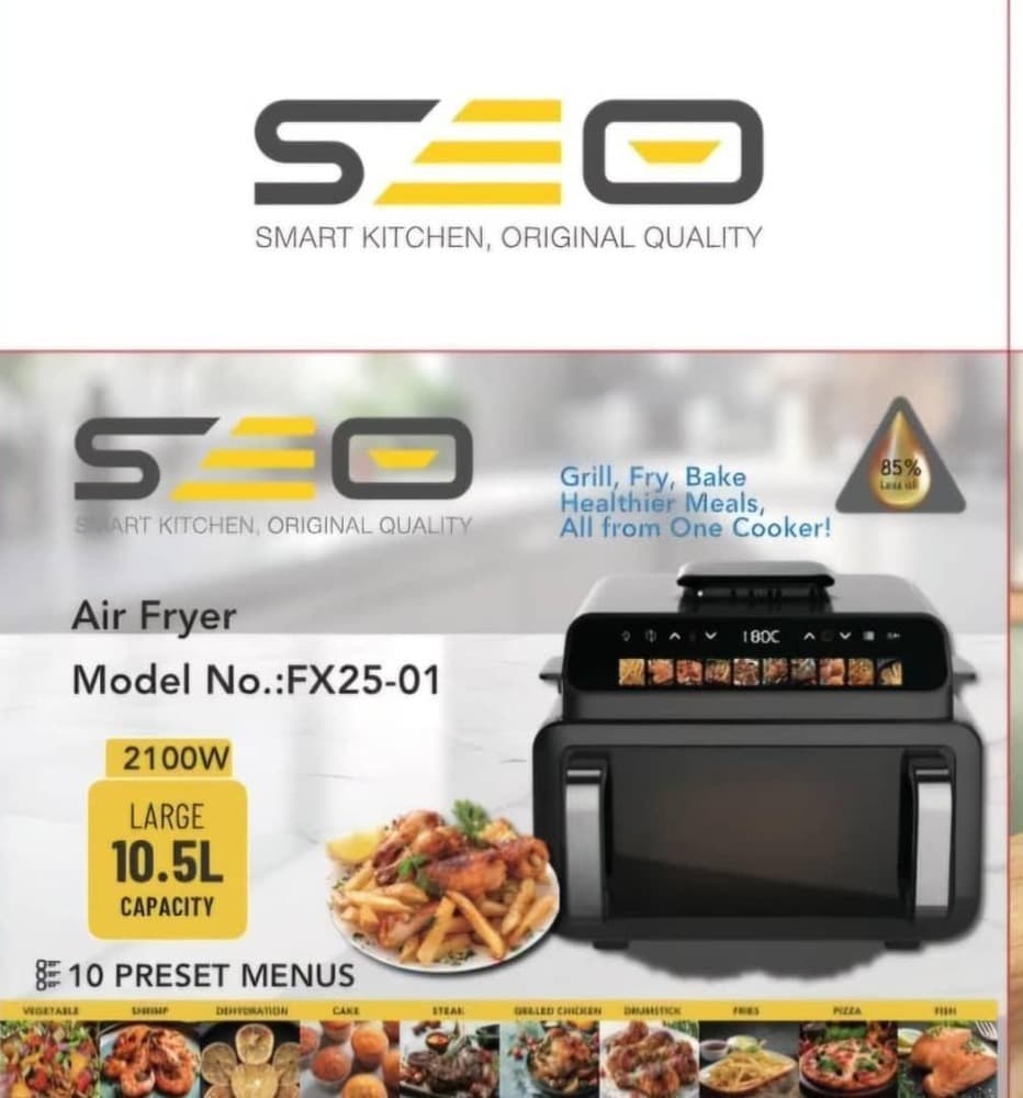 سرخ کن و هواپز سئو مدل 25-01 / SEO FX25-01 — تصویر ۳