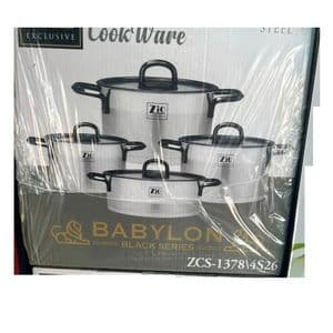 سرویس قابلمه استیل زیو ترکیه مدل 1378 / ZIO ZCS1378 S26 — تصویر ۳