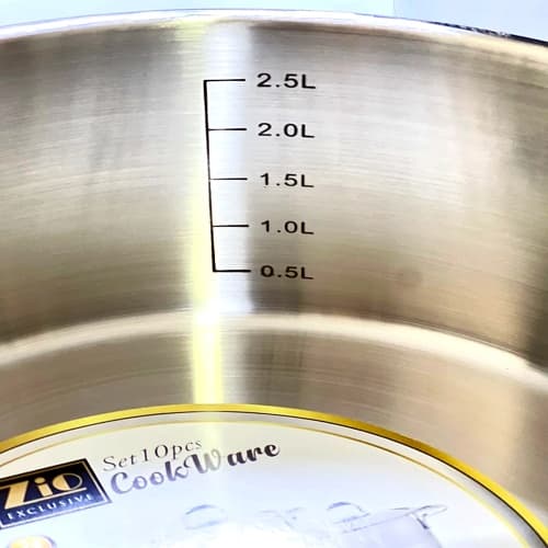 سرویس قابلمه استیل زیو ترکیه مدل 1378 / ZIO ZCS1378 S26 — تصویر ۵