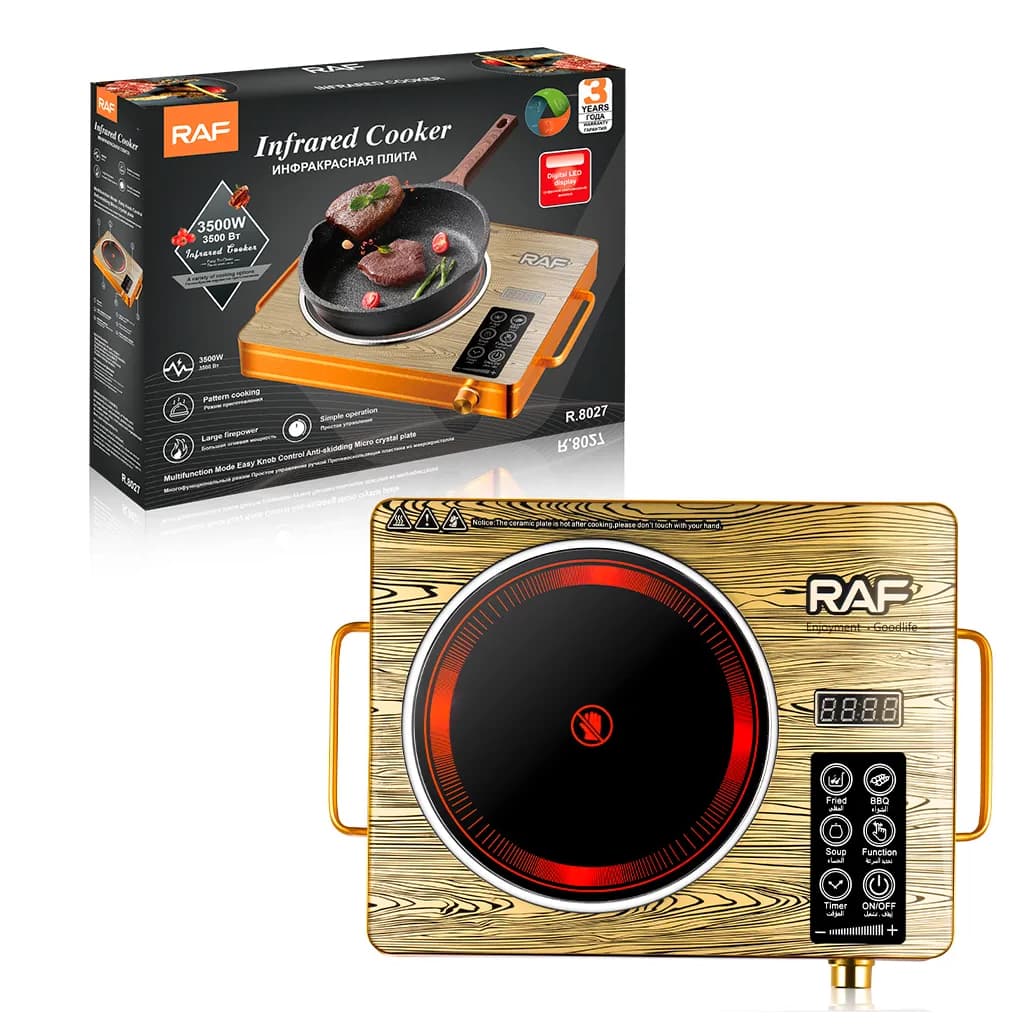 اجاق برقی مادون قرمز قابل حمل RAF مدل R.8027 — تصویر ۲