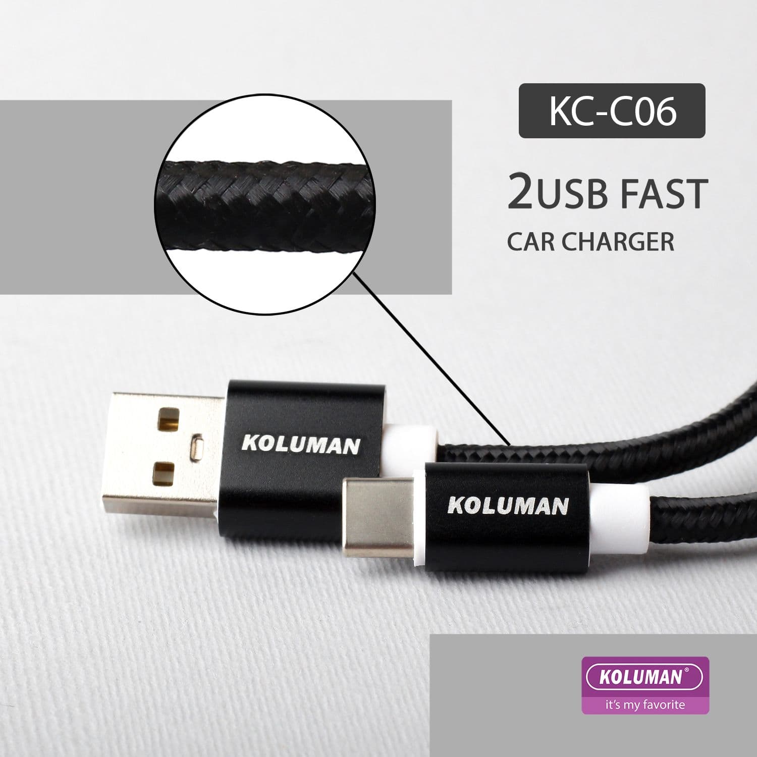 شارژر فندکی کلومن مدل KC-C06 به همراه کابل MICRO USB مشکی گارانتی 12 ماهه تکنوپاز — تصویر ۷