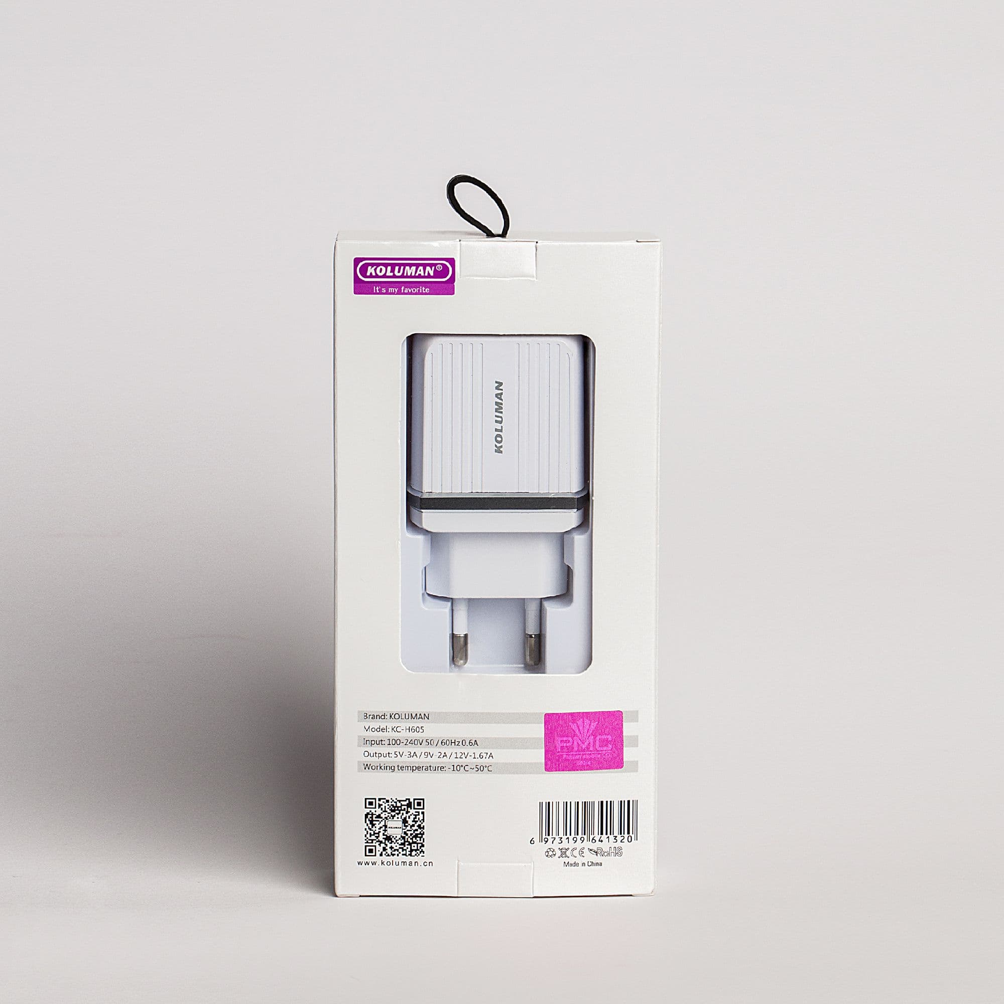 شارژر دیواری کلومن مدل KC-H605 بههمراه کابل تبدیل MicroUSB سفید گارانتی 12 ماهه تکنوپاز — تصویر ۷