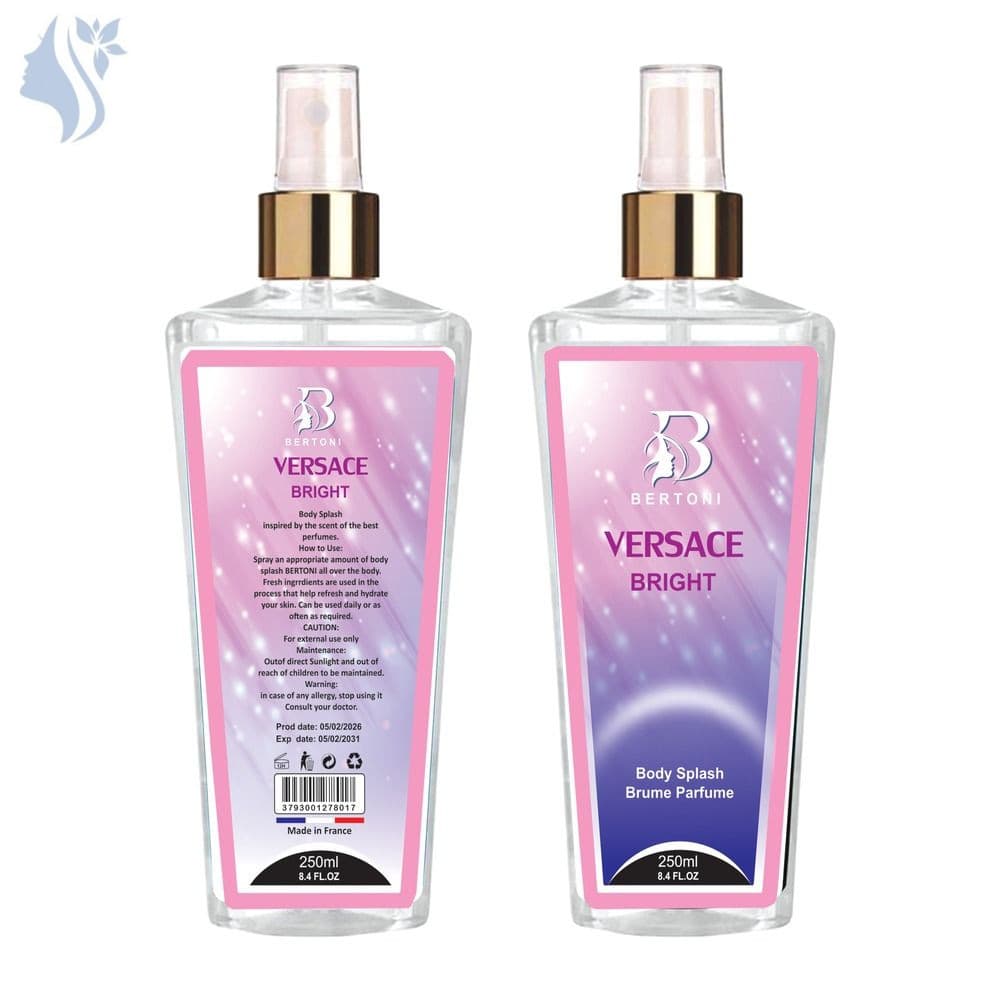 بادی اسپلش زنانه برتونی ورساچه برایت کریستال 250 میل | Bertoni Versace Bright Crystal
