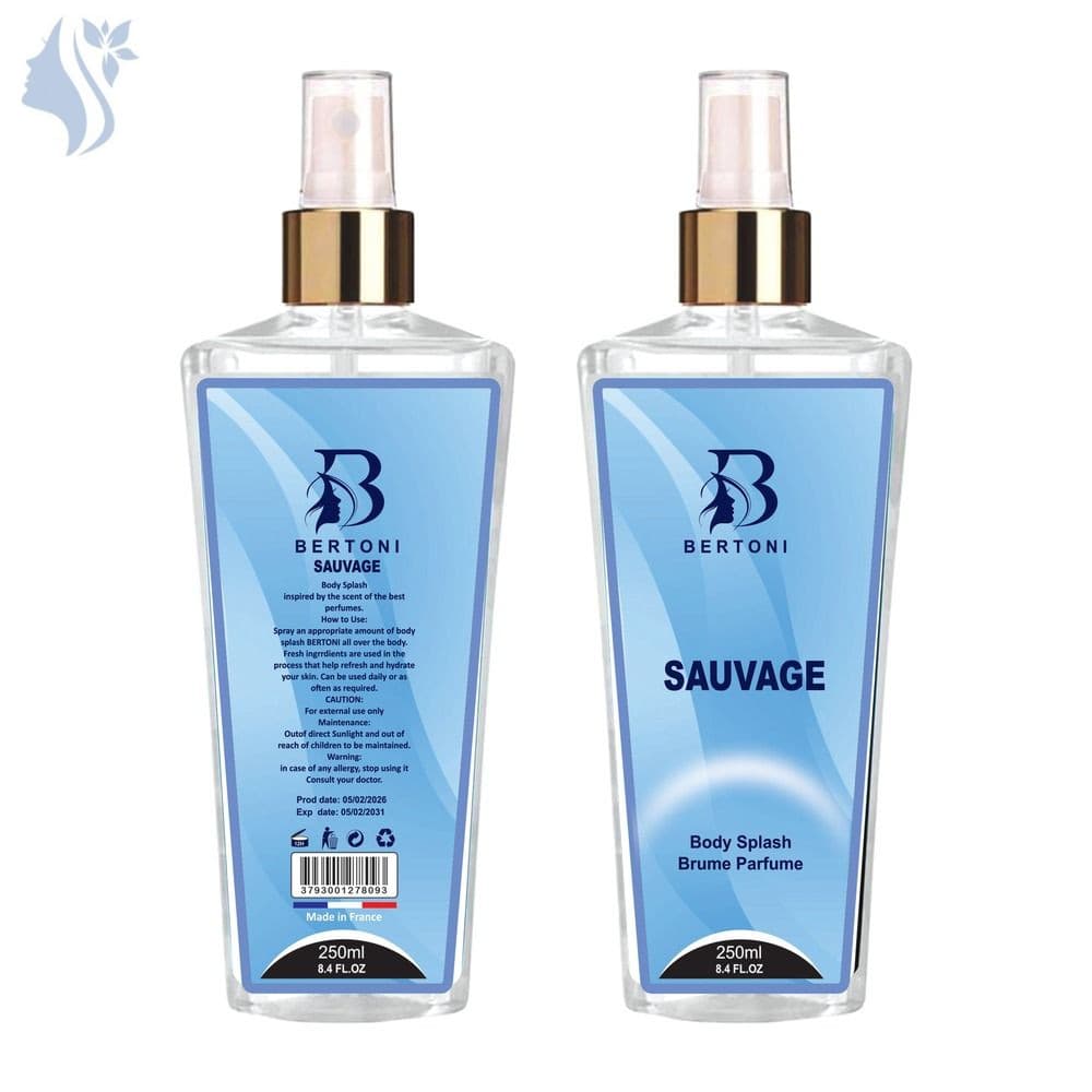 بادی اسپلش مردانه برتونی ساواج دیور 250 میل | Bertoni Dior Sauvage