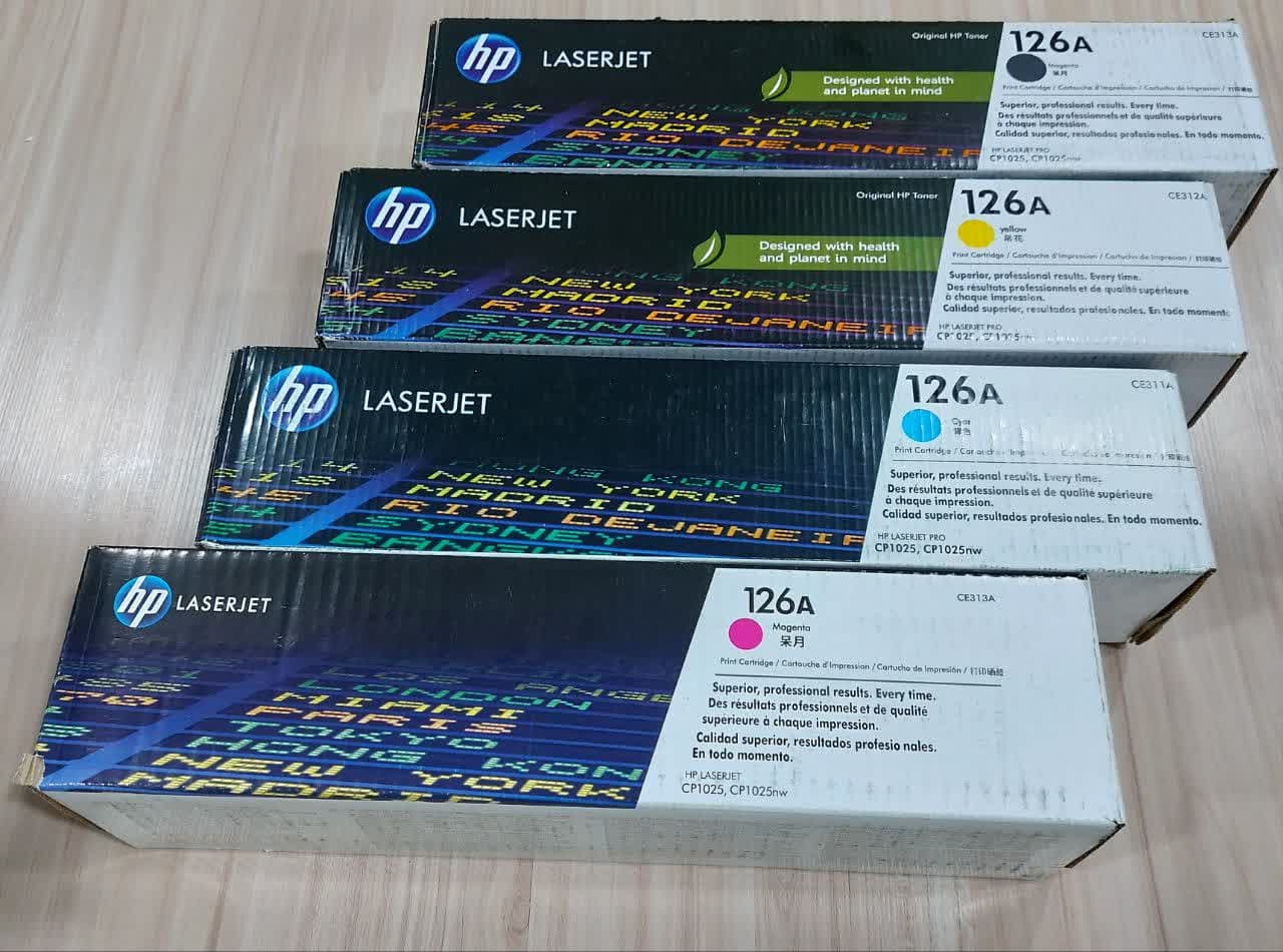 کارتریج hp 126A طرح اورجینال پک چین
