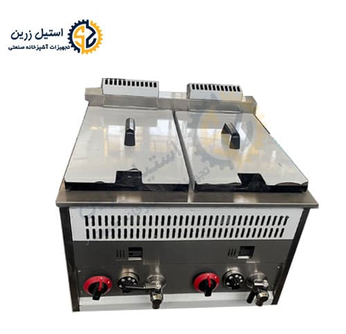 سرخ کن دو لگن گازی وارداتی — تصویر ۳