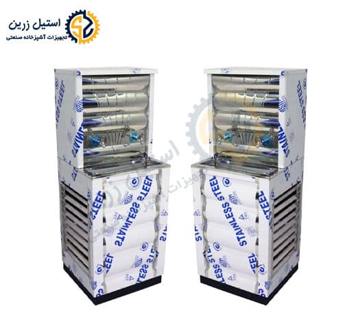 آبسردکن استیل صنعتی دو شیر SZ2