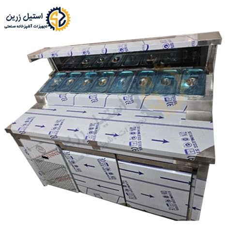 تاپینگ پیتزا زیر یخچال