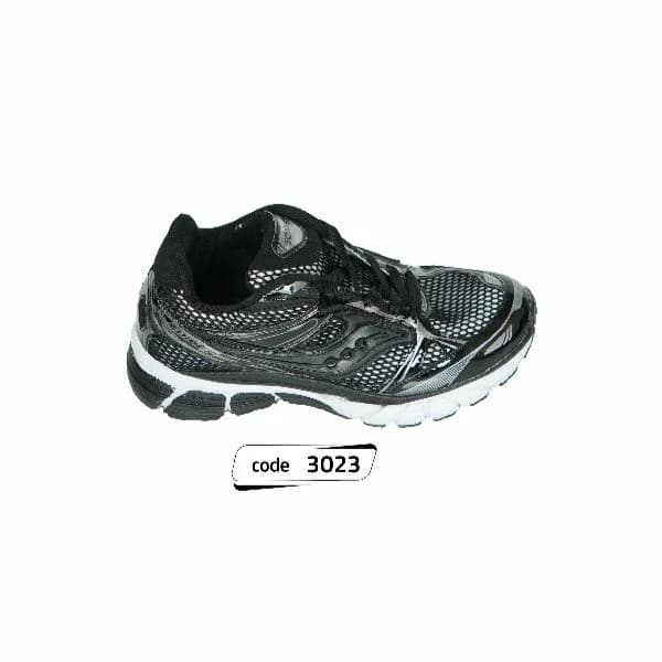 کتونی نقره ای مشکی saucony (کد3023)