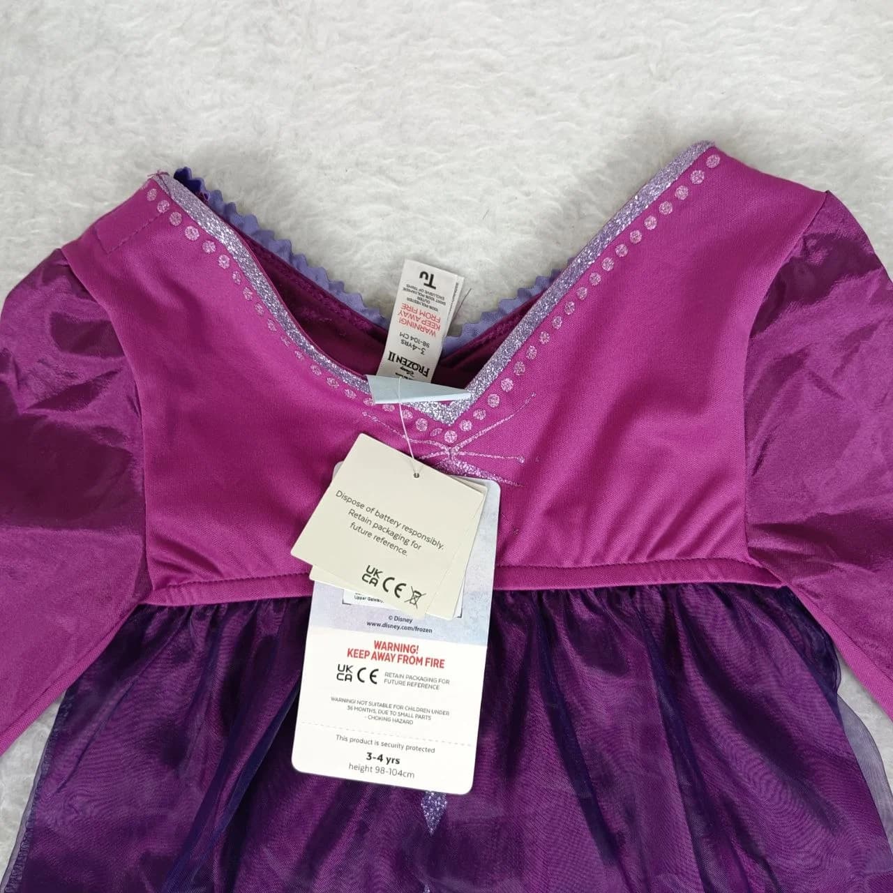 پیراهن مجلسی بچگانه برند تی یو کد K0282 — تصویر ۸