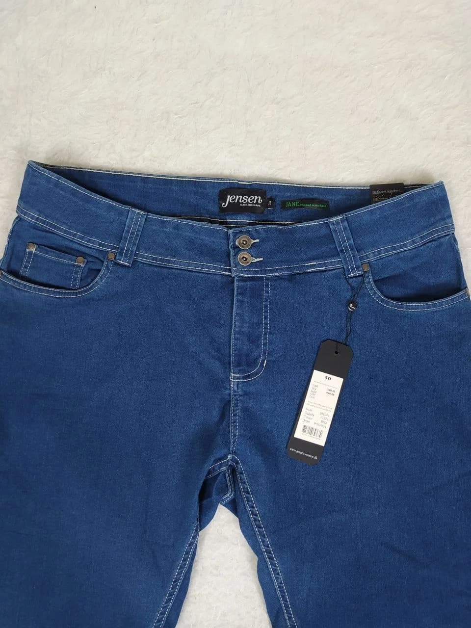 شلوارک جین مردانه برند jensen کد M0260 — تصویر ۳
