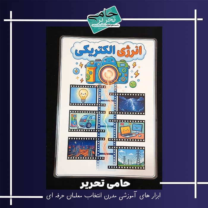 پوستر آموزشی و مصور معرفی و شناخت انرژی الکتریکی