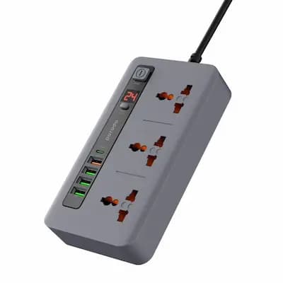 چند راهی برق پرودو مدل Porodo Multi-Port Power HUB 4 USB-A/USB-C — تصویر ۲