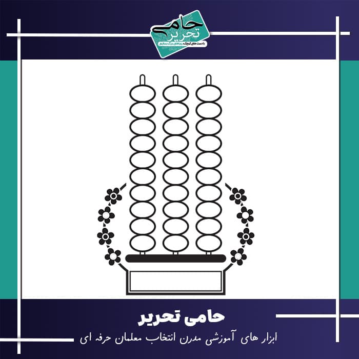 مهر ژلاتینی چرتکه | مهر آموزشی چرتکه برای معلم‌ها