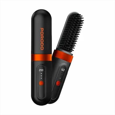 برس حرارتی شارژی پرودو مدل Porodo Lifestyle Portable Heated Styling Brush