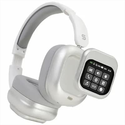 هدفون بلوتوثی مجهز به کنترل نمایشگردار مغناطیسی پرودو مدل Porodo Soundtec Touchwave ANC