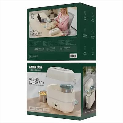 ظرف غذا برقی گرین لاین GLB-25 Lunch Box — تصویر ۲