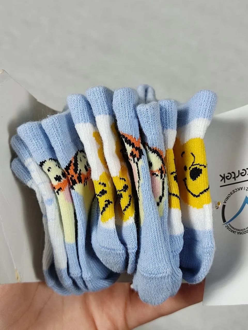 مجموعه ۵ تایی جوراب نوزادی برند دیزنی کد K0164 — تصویر ۲
