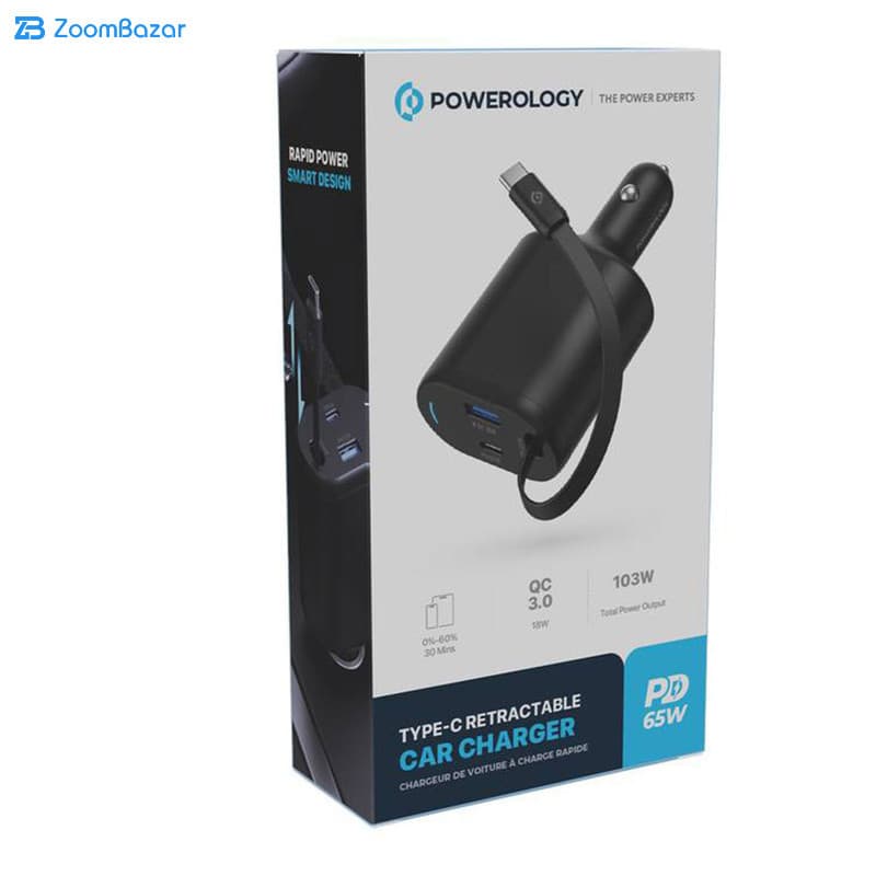 شارژر فندکی 115وات پاورولوجی مدل PCCSR019 — تصویر ۴