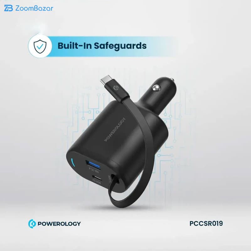 شارژر فندکی 115وات پاورولوجی مدل PCCSR019 — تصویر ۵