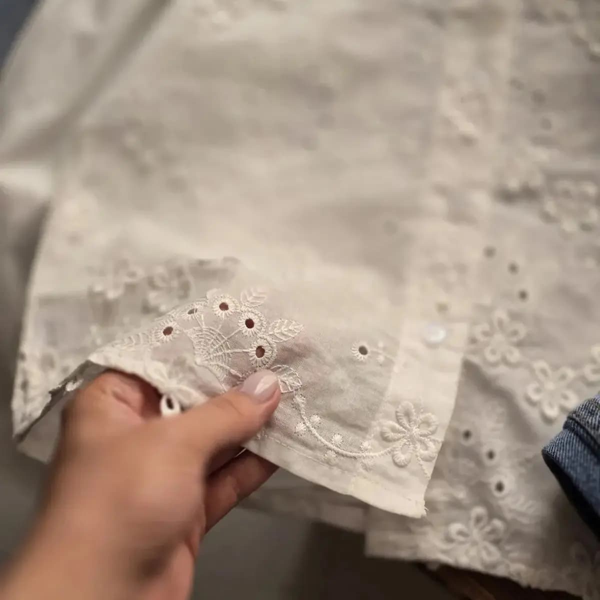 شومیز دانتل دخترانه — تصویر ۳