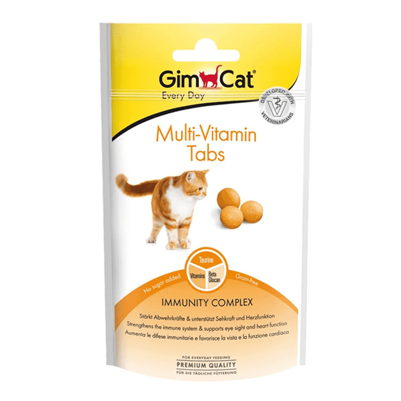 قرص مولتی ویتامین گربه جیم کت Gimcat مدل Multi-Vitamin