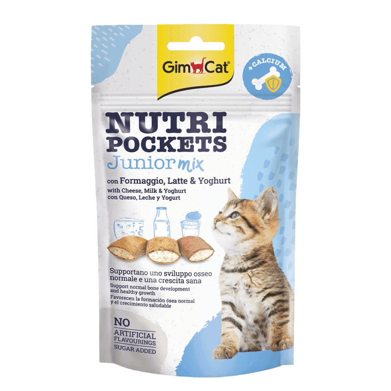 تشویقی مغزدار جیم کت Nutri Pockets مدل جونیور میکس
