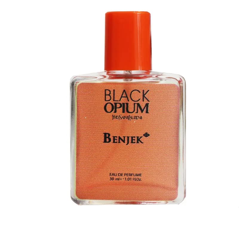 عطر جیبی زنانه بنجک مدل بلک اوپیوم با رایحه گرم و شیرین حجم 30 میلی‌لیتر — تصویر ۴