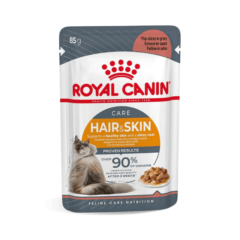 پوچ گربه رویال کنین Royal Canin مدل Hair & Skin