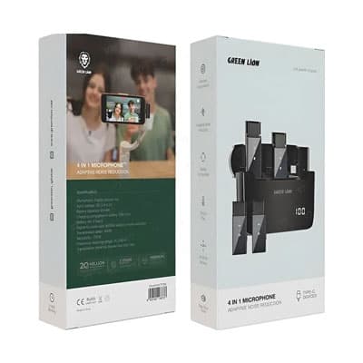 میکروفون یقه ای بی سیم گرین لاین مدل 4in1 — تصویر ۲