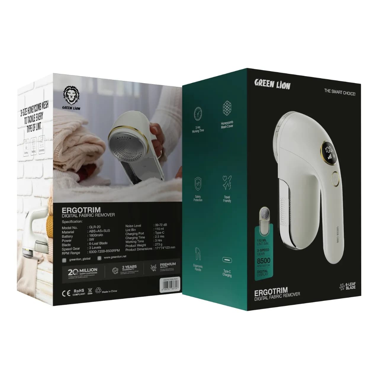 پرزگیر لباس دیجیتال گرین لاین مدل GLR-20 — تصویر ۷