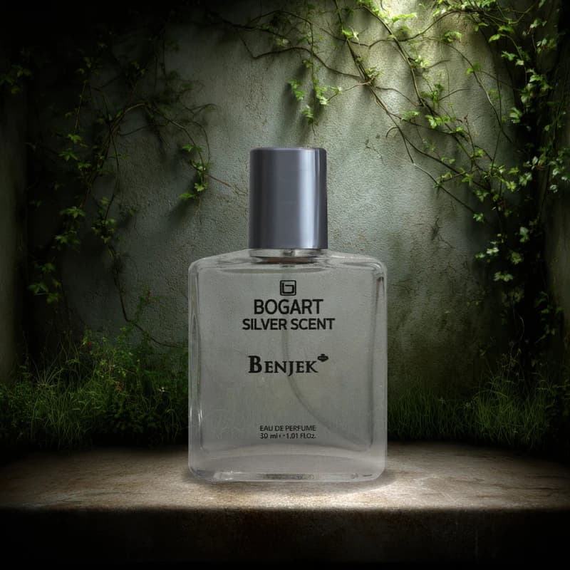 عطر جیبی مردانه بنجک مدل بوگارت سیلور سنت با رایحه تلخ حجم 30 میلی‌لیتر — تصویر ۲
