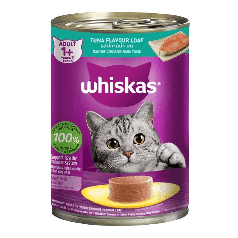 کنسرو گربه پته ویسکاس Whiskas با طعم ماهی تن