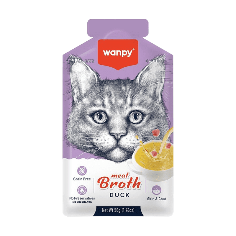 سوپ گربه ونپی Wanpy طعم اردک — تصویر ۲