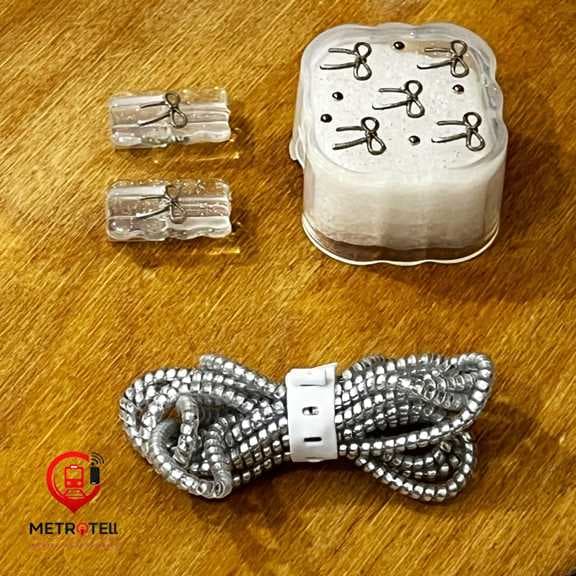 محافظ شارژر آیفون 20 وات طرح پاپیون نقره ای