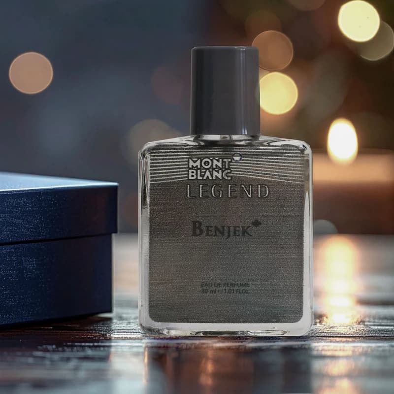 عطر جیبی مردانه بنجک مدل مونت بلانک لجند با رایحه تلخ حجم 30 میلیلیتر — تصویر ۲