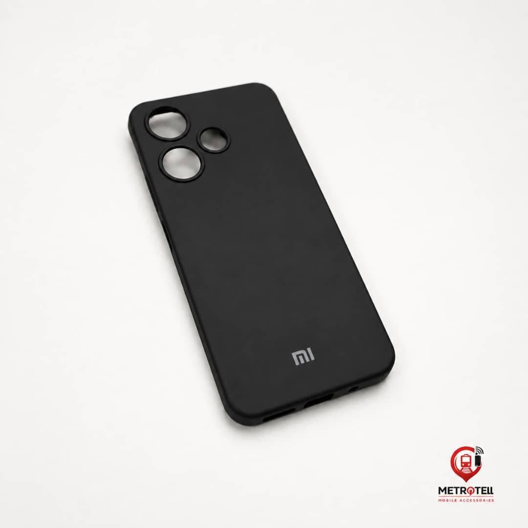 قاب شیائومی Redmi 13 / 13x سیلیکون اورجینال مشکی