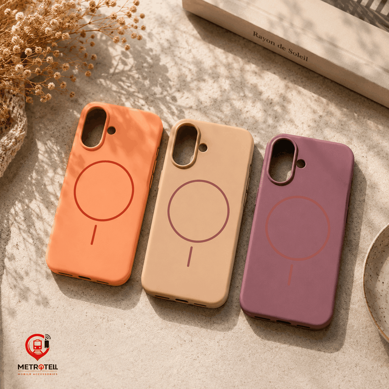 کاور سیلیکونی پاک کنی مگسیف دار مناسب برای گوشی آیفون 17 نرمال IPHONE