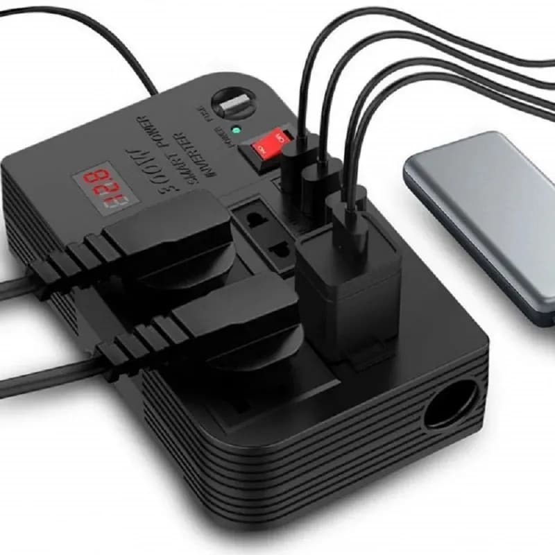 اینورتر فندکی ماشین مدل BYGD 300W ظرفیت ۳۰۰ وات — تصویر ۸