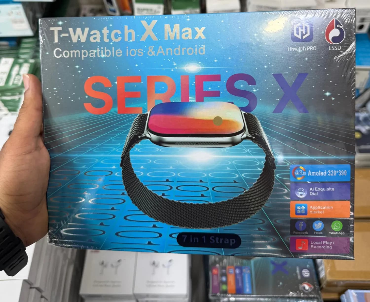 ساعت ۷بند T-Watch X Max