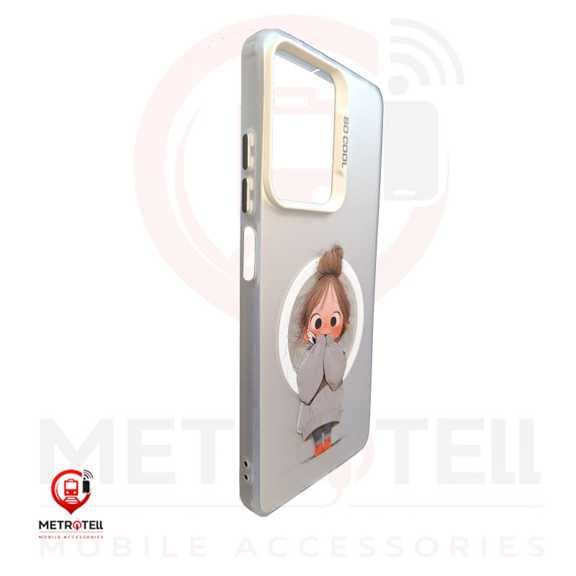 قاب گوشی طرح دختر خجالتی مدل شیائومی — تصویر ۳