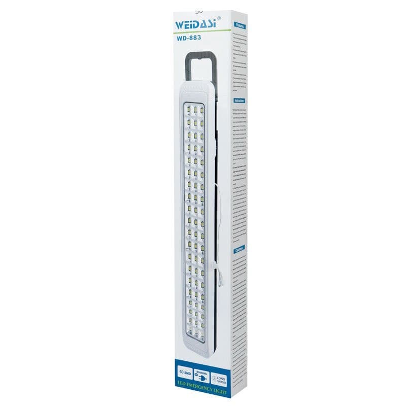 چراغ اضطراری شارژی ویداسی مدل WD-883