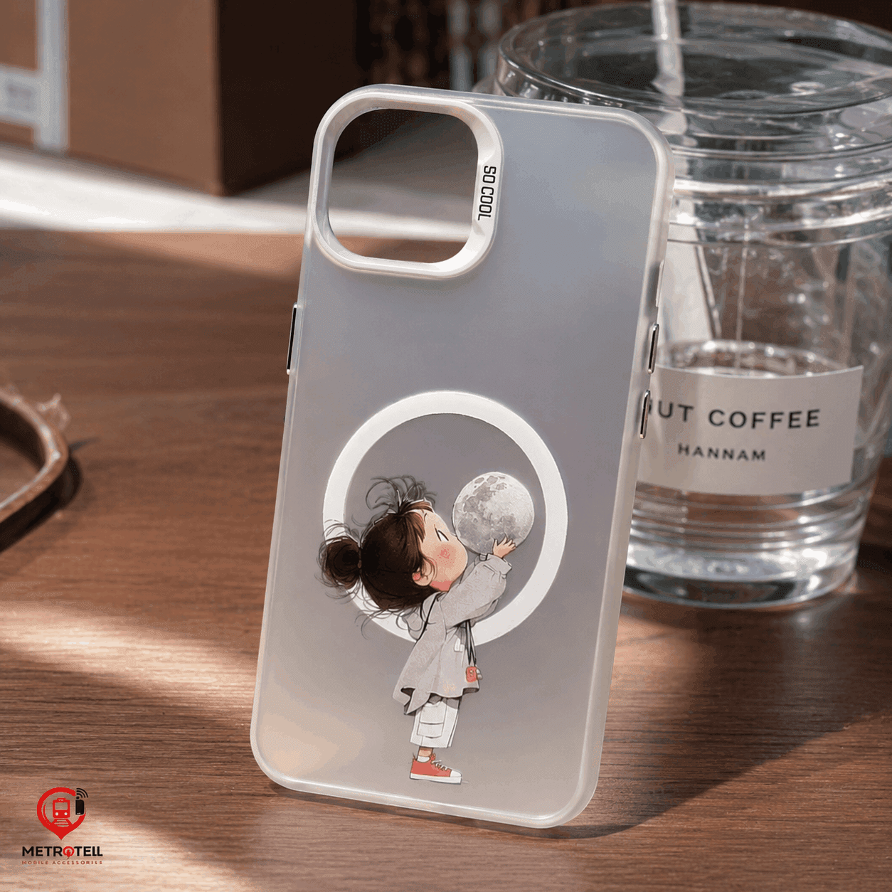 قاب دختر و ماه مدل آیفون iphone